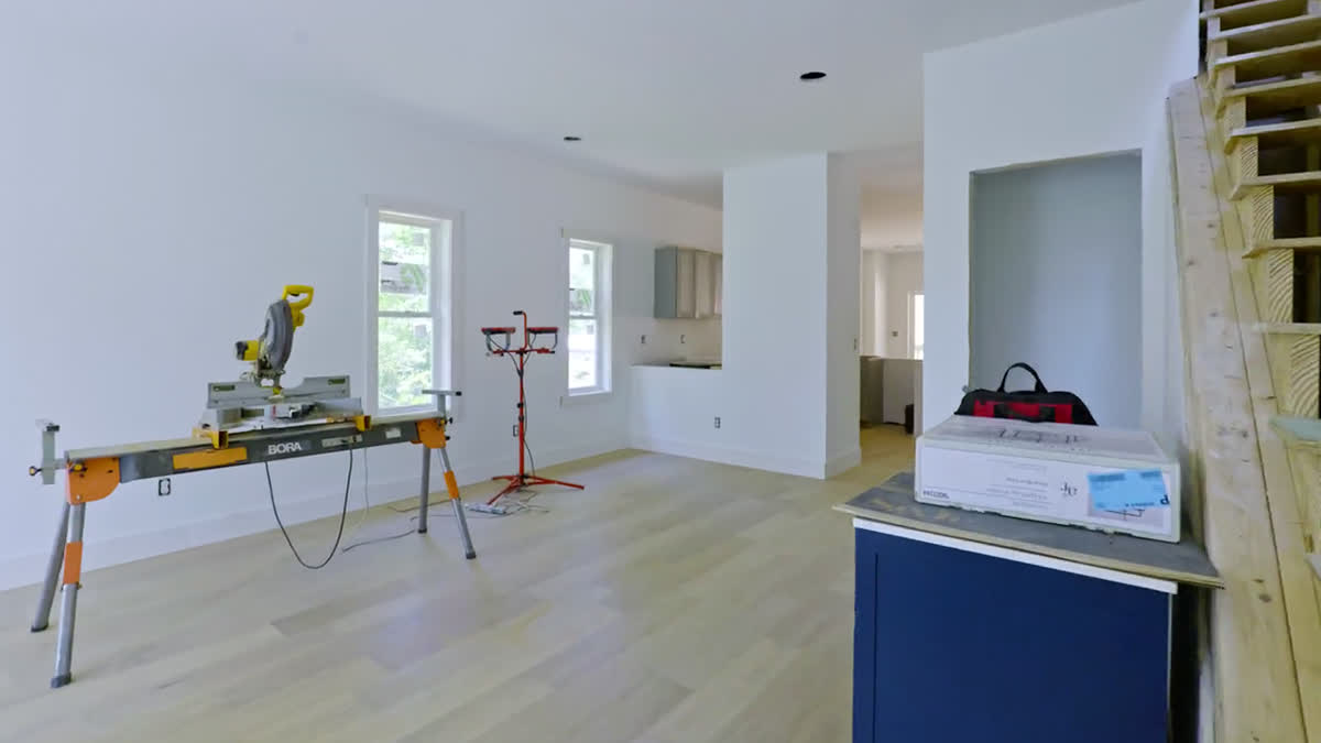 Home under construction in Asheville NC