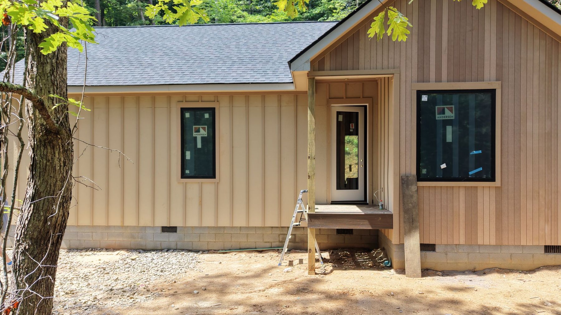 Spec home under construction in Asheville NC